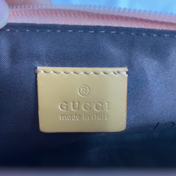 ✨SOLD✨ Gucci Vintage Pink Boat Bag Pochette - Picture 12 of 13